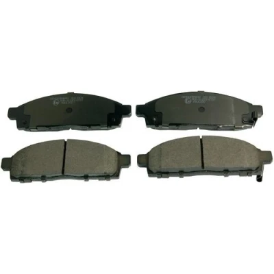 Immagine di DENCKERMANN B111004 Kit pastiglie freno Assale anteriore con segnalatore acustico usura MITSUBISHI: L200 / Triton IV Pick up, V up