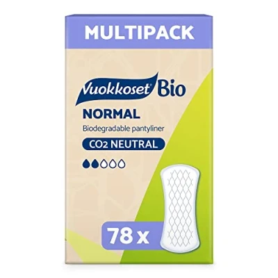 Immagine di Vuokkoset Bio Salvaslip Maxi Cotone Bio, Biodegradabile, Organico 3x26 pezzi Multipack