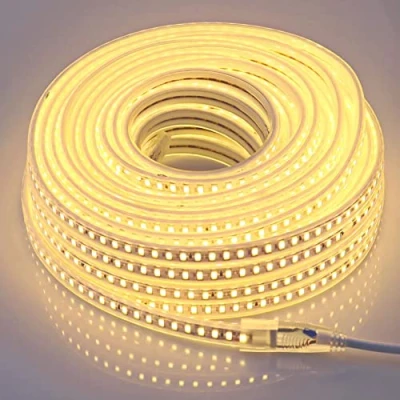 Immagine di pcning 220 Volt Luci LED Striscia 20 Metri 5730 IP67 Impermeabile Strip Light Bianco Caldo 3000K 20M da Interno Esterno (Bianco Caldo, 20)