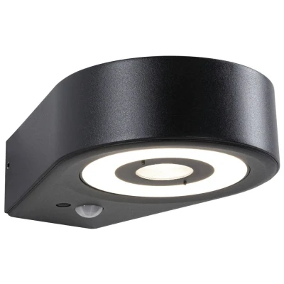 Immagine di Paulmann Silma 94865 Lampada LED da parete per esterno con rilevatore di movimento (monocolore) 5.5 W Antracite