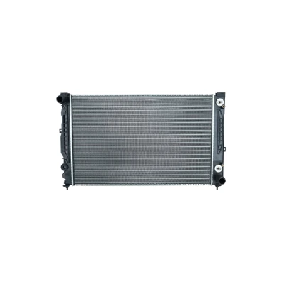 Immagine di NRF 519504A Radiatore motore Alluminio 632 415 34 FULL KIT Alette di raffreddamento montate meccanicamente AUDI: A6 C5 Avant, A4 B5 Sedan