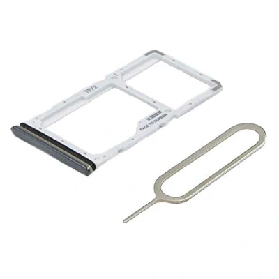 Immagine di MMOBIEL Doppio Vassoio Carta Sim Compatibile con Xiaomi Redmi Note 8 Pro 2019 Porta Scheda Inclusa guarnizione di gomma e Pin Nero