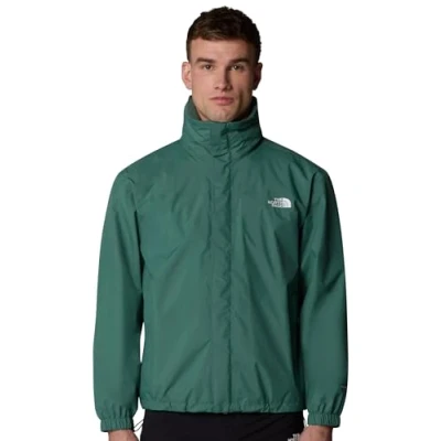 Immagine di THE NORTH FACE Resolve Jacket Giacca da trekking impermeabile e traspirante uomo Duck Green, XL