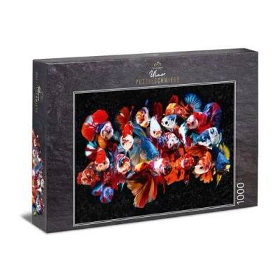 Immagine di Ulmer Puzzleschmiede Puzzle &quot;Koi&quot; Pesce colorato una foto colorata di carpa koi in acqua