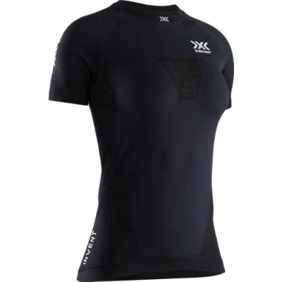 Immagine di X Bionic Invent 4.0 Maglia Termica Donna Manica Corta a Compressione Alte Prestazioni per Running, Sci, Ciclismo, Fitness e Sport Invernali, Nero, L