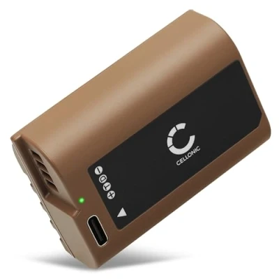 Immagine di CELLONIC Batteria DMW BLK22 con Type C Input Compatibile Panasonic Lumix G9, GH5, GH5S, GH5 II, GH6, DC S5, S5K, 7.2V 2400mAh