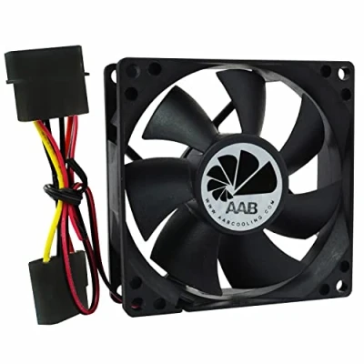 Immagine di AABCOOLING Fan 8 Una Economico ed Efficiente 80mm Ventola Aspirazione, PC Portatile, Ventilatore per Computer, Raffreddamento PC, 8cm, 4 Pin MOLEX 25 Db (A)