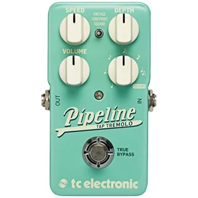 Immagine di TC Electronic PIPELINE Tap Tremolo Ingegnoso Tempo con Sequencer, Suddivisioni e TonePrint* Per Suoni Vintage Avventurosi