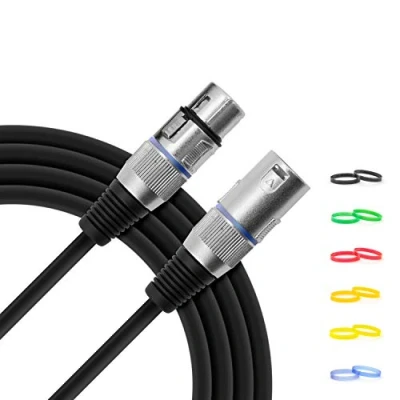 Immagine di TIGER Mic4 03 Cavo Con Connettore Xlr Su In Argento, 3 M