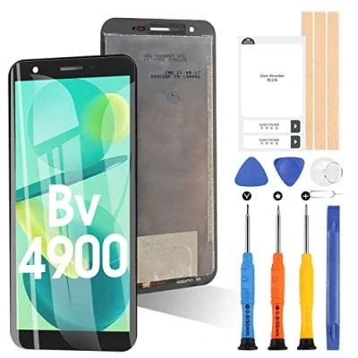 Immagine di ARSSLY Schermo per Blackview Bv4900 / BV5100 BV4900S LCD Display Digitizer Assembly Vetro di Ricambio Touch Screen con Strumenti(Nero)