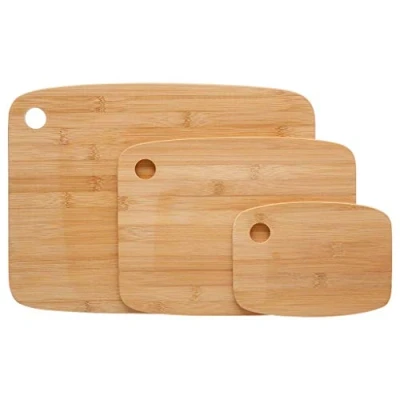Immagine di VITA PERFETTA 3 taglieri in 100% legno di bambù durevole e resistente