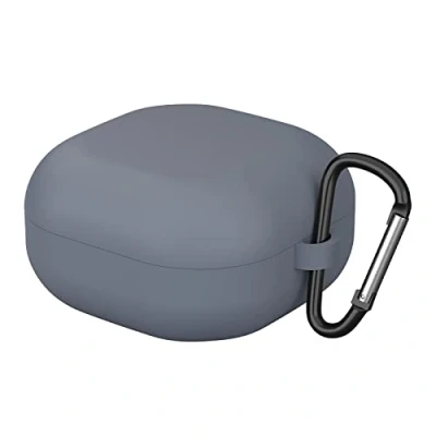 Immagine di GIOPUEY Cover Compatibile con Samsung Galaxy Buds Fe 2023/Buds 2 PRO, Cilicone Custodia, Ultrasottile Case Cover, Antiurto, Resistente ai Graffi Grigio