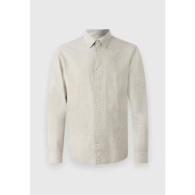 Immagine di JACK &amp; JONES Jjebreeze Maglietta LS SN Camicia a Maniche Lunghe, Crockery, M Uomo