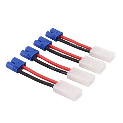 Immagine di OliRC 4 Pezzi Tamiya Femmina a Maschio Stile EC3 connettore Adattatore 14wg 2 poll Cavo (C24 4)