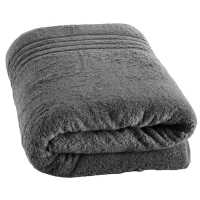 Immagine di EDB Asciugamano da bagno grande, 100 x 200 cm, 600 g/m², super morbido, 100% cotone egiziano, XL, per asciugatura rapida, altamente assorbente, ad rapida (grigio antracite)