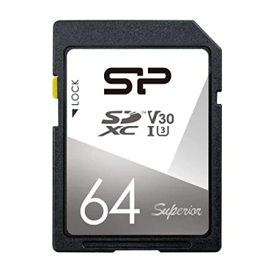 Immagine di Silicon Power Scheda di memoria SDXC superiore UHS 1 U3 V30, 64 GB
