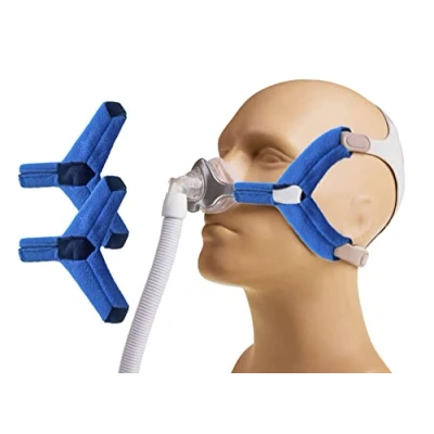Immagine di Coperture per Cinghie del Copricapo CPAP, Compatibili con la Maschera CPAP Nasale Resmed AirFit N20 e Respironics Wisp