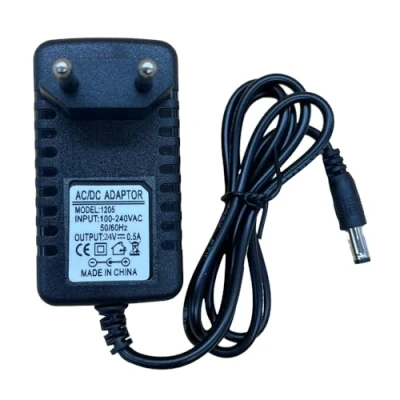 Immagine di 24V 0.5A Alimentatore AC Adattatore,Lelukee 12W Universale,AC 100 240 V, 50/60 Hz,Compatibile con TV Box, Modem, Strisce LED, Router,Monitor di rete