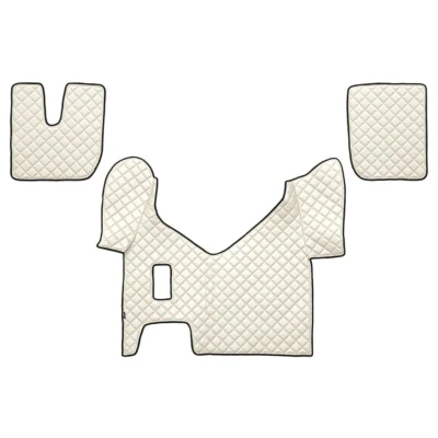 Immagine di F CORE FL28 CHAMP Set tappetino Finta pelle anteriore 3 bianco avorio