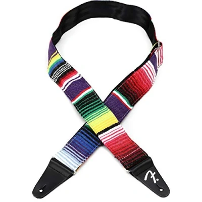 Immagine di Fender, SERAPE STRAP, Purple MULTI Tracolla in poliestere cotone per chitarra in, Larghezza 5cm, Colore Multi,Color