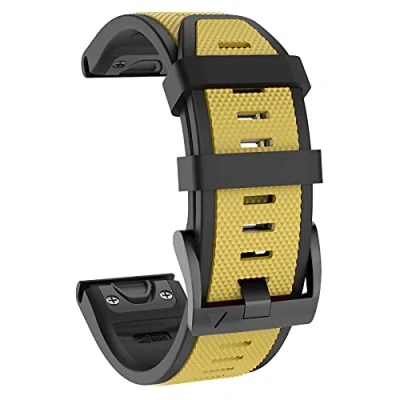 Immagine di MYSNBKN Cinturino Fenix 5X Plus, in Silicone largo 26MM Adatto a 5X/Fenix Plus/Fenix 6X/Fenix 6X Pro/Fenix 3/Fenix 3HR/Descent MK1/D2 Delta PX