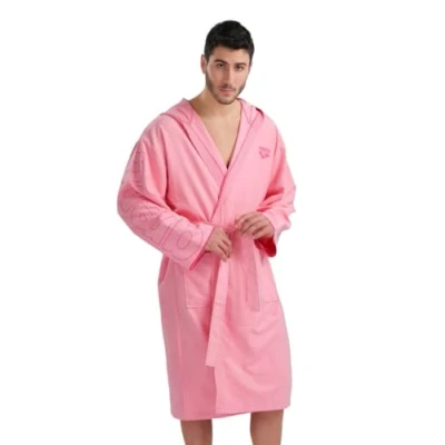 Immagine di arena Zeal Plus Accappatoio Uomo e Donna in Microfibra, Microfibra con Cappuccio Tasche, Unisex ad Asciugatura Rapida, Comodo Leggero