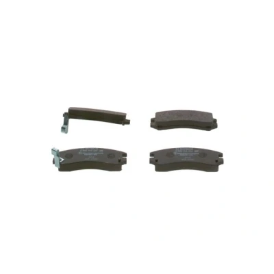 Immagine di BOSCH 0 986 493 450 Kit pastiglie freno Low Metallic con segnalatore acustico usura SUZUKI: SWIFT 2, 2