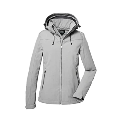 Immagine di killtec Signora Giacca softshell Damen Softshelljacke, light grey, 46, 41113 000