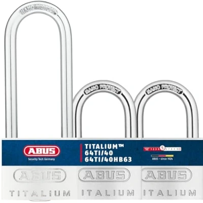 Immagine di ABUS 56396 Lucchetto 40 mm, confezione da 2, colore: Argento