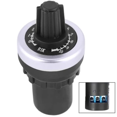 Immagine di Litensh LA42DWQ 22 22mm Potenziometro 1K Governatore rotativo Inverter Convertitore Resistenza a velocità variabile di potenza