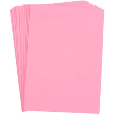 Immagine di fogli in schiuma EVA, formato A4, 21 x 30 cm, spessore 2 mm, rosa, 10