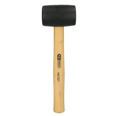 Immagine di KS TOOLS 140.5221 Martello di gomma 300, 80 Legno (hickory) 340