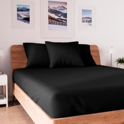 Immagine di Soleil d&#039;ocre Maglia Uccisione Coperchio, Cotone, Marrone, 140 x 190 cm
