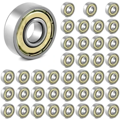 Immagine di QWORK® 40 Pezzi Cuscinetti a Sfera 608zz, Doppia Protezione, per Skateboard, Scooter, Pattini in Linea, 8 mm x 22 7
