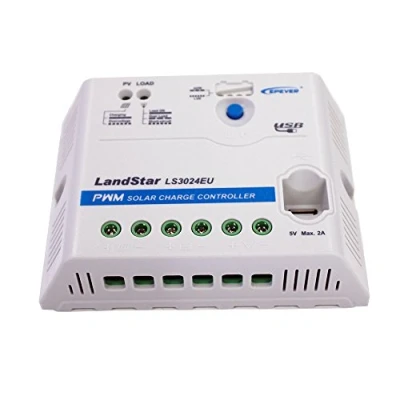 Immagine di EPEVER® PWM Regolatore di carica 30 A, 12/24 V, con porta USB, LS3024EU