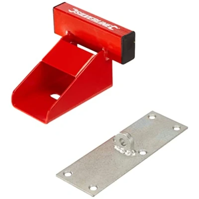 Immagine di Silverline 538487 Dispositivo di Protezione Resistente per la Porta del Garage, Rosso, 150 mm, L&#039;imballaggio può variare