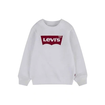Immagine di Levi&#039;s Lvb Batwing Crewneck, Felpa Bambini e ragazzi, Bianco (Marshmallow), 12 anni