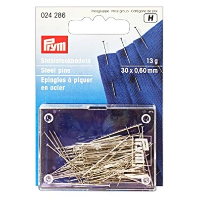 Immagine di Prym Perni in Acciaio, Lega, d&#039;Argento, 30 x 0,60mm