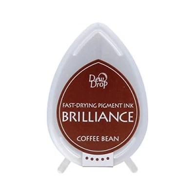 Immagine di Brilliance Dew Drop Tamponcini d&#039;inchiostro Tsukineko Ink Pad, Pearl Chicco di caffè