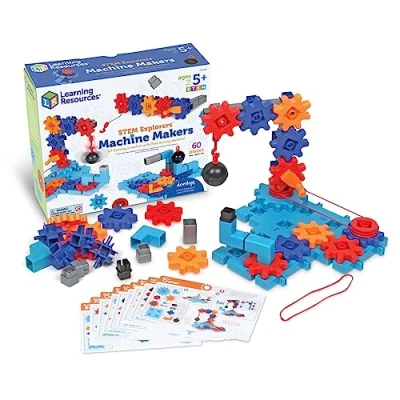 Immagine di Learning Resources Costruttori di Auto Explorers, 50 Pezzi, dai 5 annni, Giochi Costruzione, Kit STEM, ingegneristici, Giocattoli da Costruire, LER9462