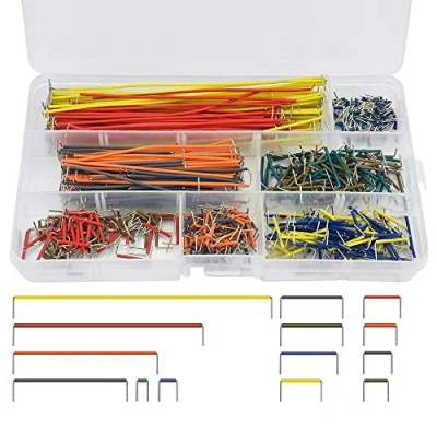 Immagine di WANTOUTH 560 Pezzi Breadboard Jumper Wires Assorted Kit U Shape 14 Lunghezza Assortita con Scatola di Plastica per Prototipi Circuiti Prototipo Strisce LED Test