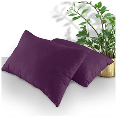 Immagine di GC GAVENO CAVAILIA Housewife 708766 federe per cuscini in tinta unita con chiusura a busta, 74 x 48 cm, confezione da 2 traspiranti standard