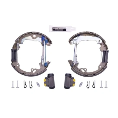 Immagine di HELLA Shoe Kit Pro 8DB 355 005 231 freno, Freno a tamburo con cilindretto regolatore/attuatore FORD: Focus Mk1 Station Wagon