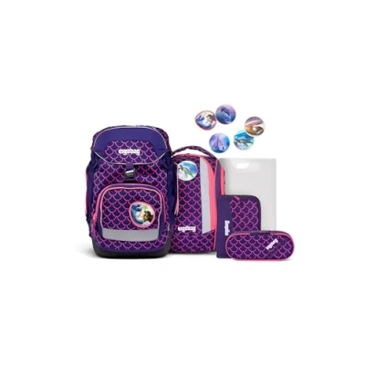 Immagine di Ergobag Lumiedition Packset 6TEILIG Set zainetto per bambini, Taglia: One Size, Perlentauchbär