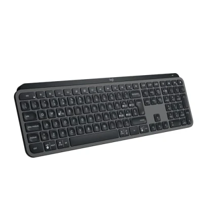 Immagine di Logitech MX Keys S, Tastiera Wireless, Profilo Basso, Tasti Programmabili, Retroilluminazione, Bluetooth, USB C Ricaricabile, per PC Windows/Linux/Chrome/Mac Grafite, Layout Italiano QWERTY