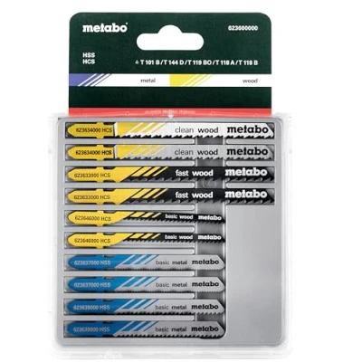 Immagine di Metabo 623600000 Posizione lama per seghetto alternativo. 3, H+M+Art 10 pz 1 KIT