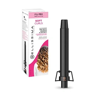 Immagine di Bellissima My Pro Imetec GT22 110, Accessorio Soft Curls per Styler Arricciacapelli Twist &amp; Style, Ferro Riscaldato da 25 mm, Rivestimento in Ceramica, Temperatura 185C