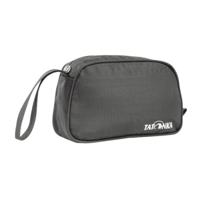 Immagine di Tatonka Beauty case One Day Borsa per il lavaggio con tracolla e diversi piccoli scomparti interni Grigio titanio 1,5 litri 23 x 13 8 cm