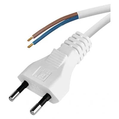 Immagine di Emos Flexo cavo PVC 2 x 0,5 mm, m, colore bianco, da Kf H1 H03VVH2 F hy020