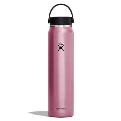 Immagine di Hydro Flask Borraccia leggera da 1180 ml della serie Trail termica sottovuoto in acciaio inox riutilizzabile con tappo flessibile a tenuta stagna imboccatura larga tormalina